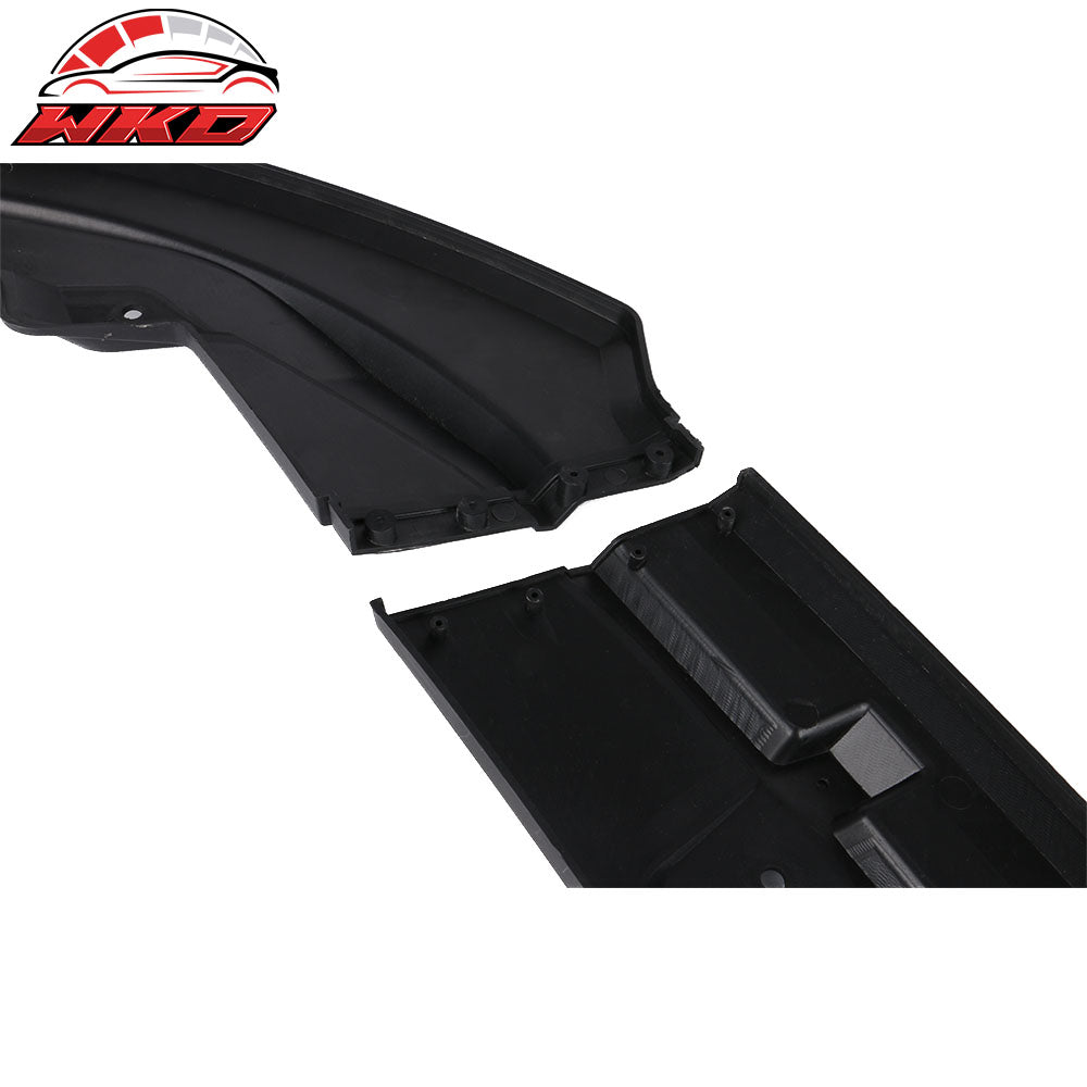 Fits 18-20 Toyota Camry V2 Style Unpainted Front Bumper Lip Spoiler 3PC Splitter