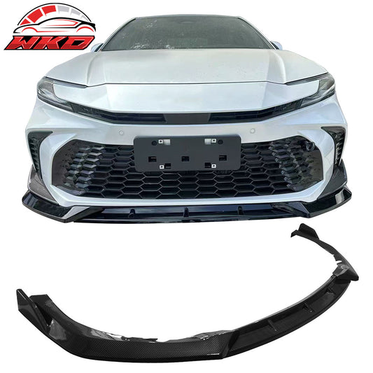 25-26 Toyota Camry SE XSE IKON V2 3PC Front Bumper Lip Carbon Fiber Print | Wholesale