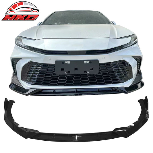 25-26 Toyota Camry SE XSE IKON V2 3PCS Front Bumper Lip Chin Gloss Black | Wholesale