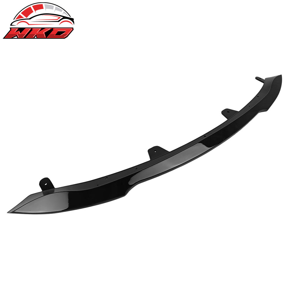 Fits 19-21 Toyota Corolla 5DR Front Bumper Lip Gloss Black ABS Spoiler Splitter