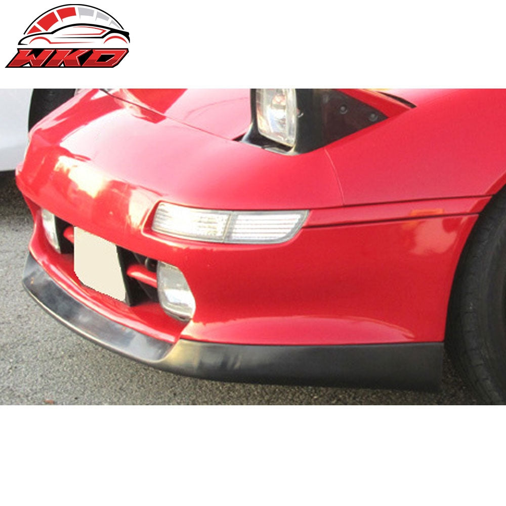 Fits 91-95 Toyota MR2 SW20 OE Style Front Bumper Lip Spoiler Unpainted Black PU