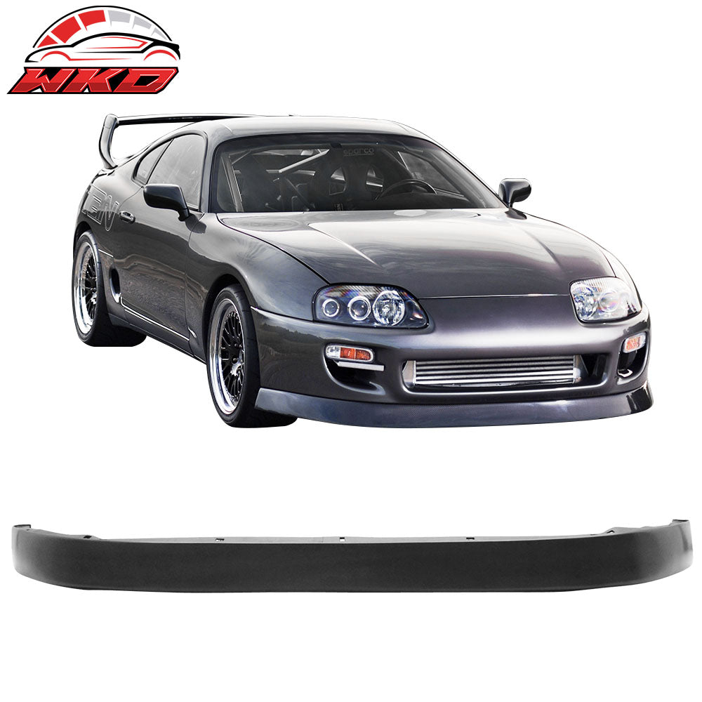Fits 93-98 Toyota Supra Paisley Style Front Bumper Lip Spoiler PU Chin Splitter