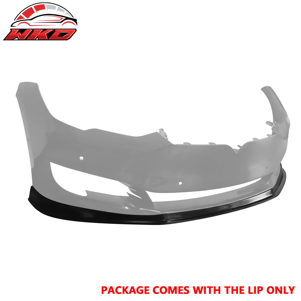 Fits 16-21 Tesla Model S MDA Style Front Bumper Lip Chin Spoiler Unpainted PU