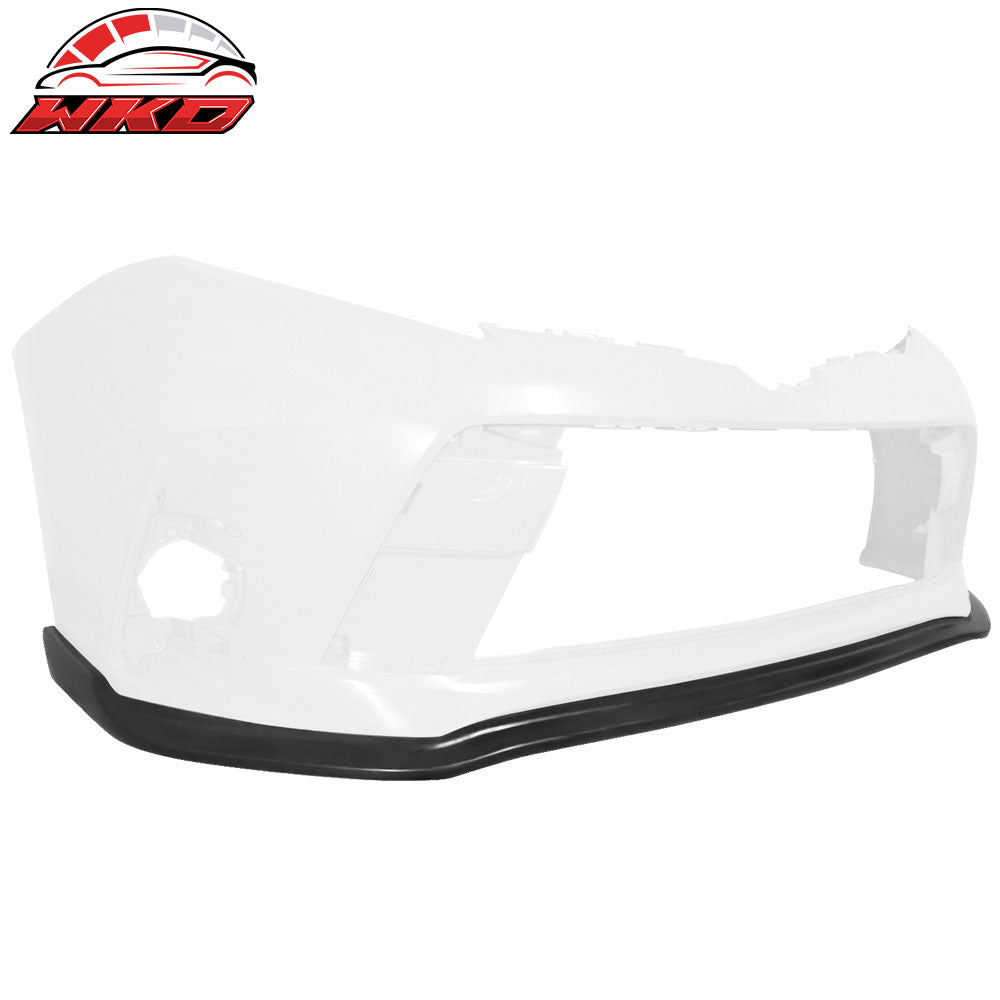 Fits 18-20 Toyota Sienna XL30 CK Style Front Bumper Lip Spoiler Unpainted PU