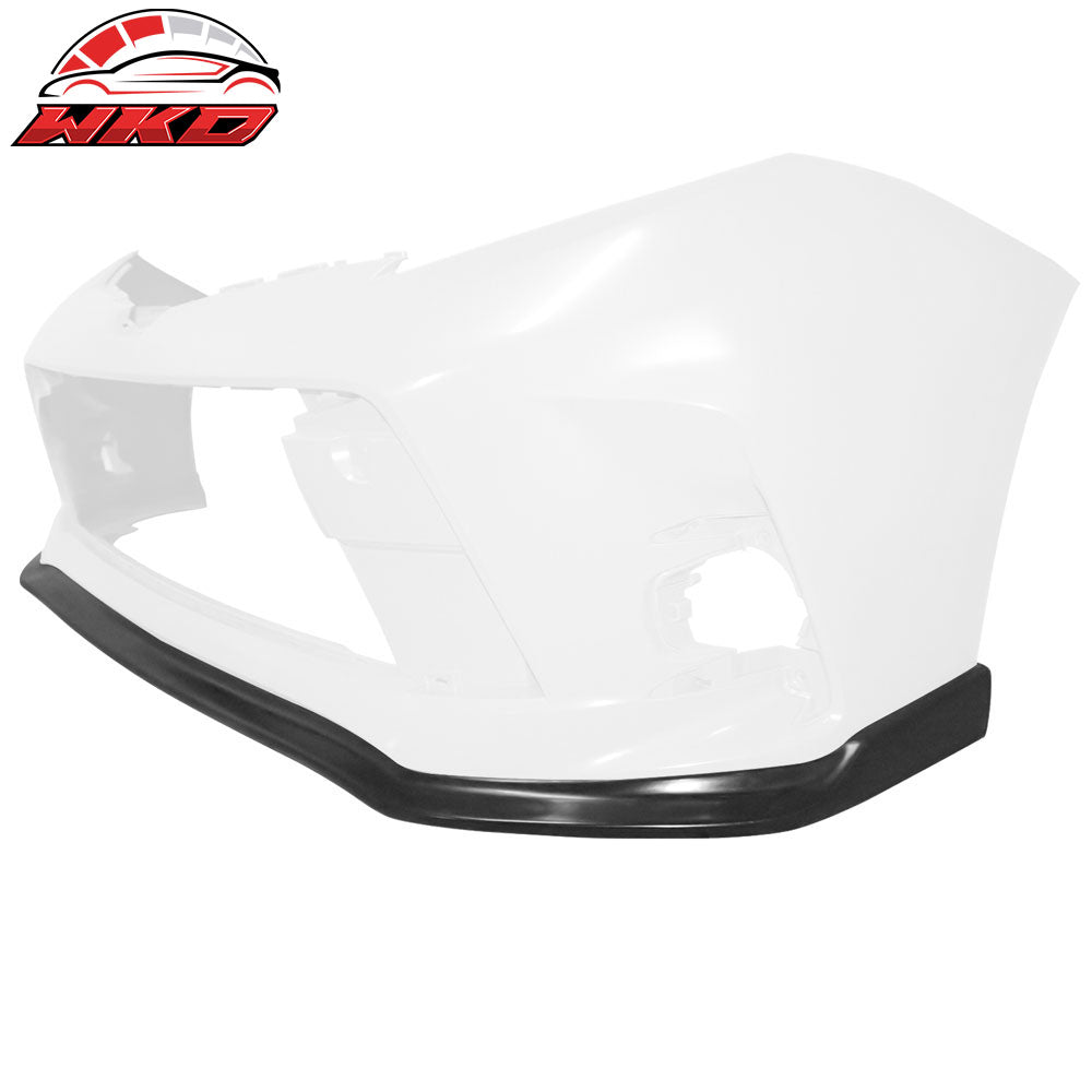 Fits 18-20 Toyota Sienna XL30 CK Style Front Bumper Lip Spoiler Unpainted PU