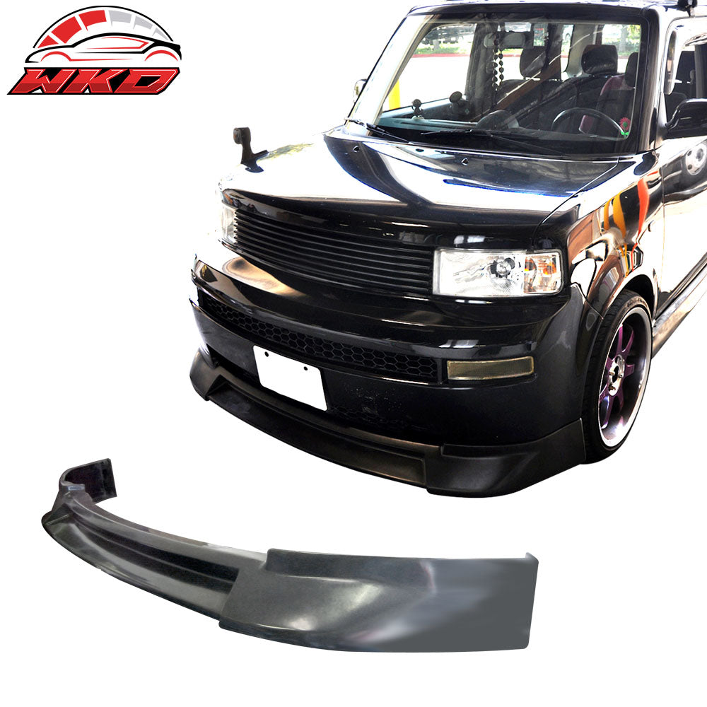 Fits 03-07 Scion xB JDM Style Front Bumper Lip Unpainted PU Spoiler Splitter Kit