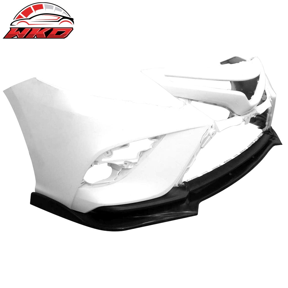 Fits 18-20 Toyota Camry SE XSE GT Style PU Front Bumper Lip Spoiler Unpainted