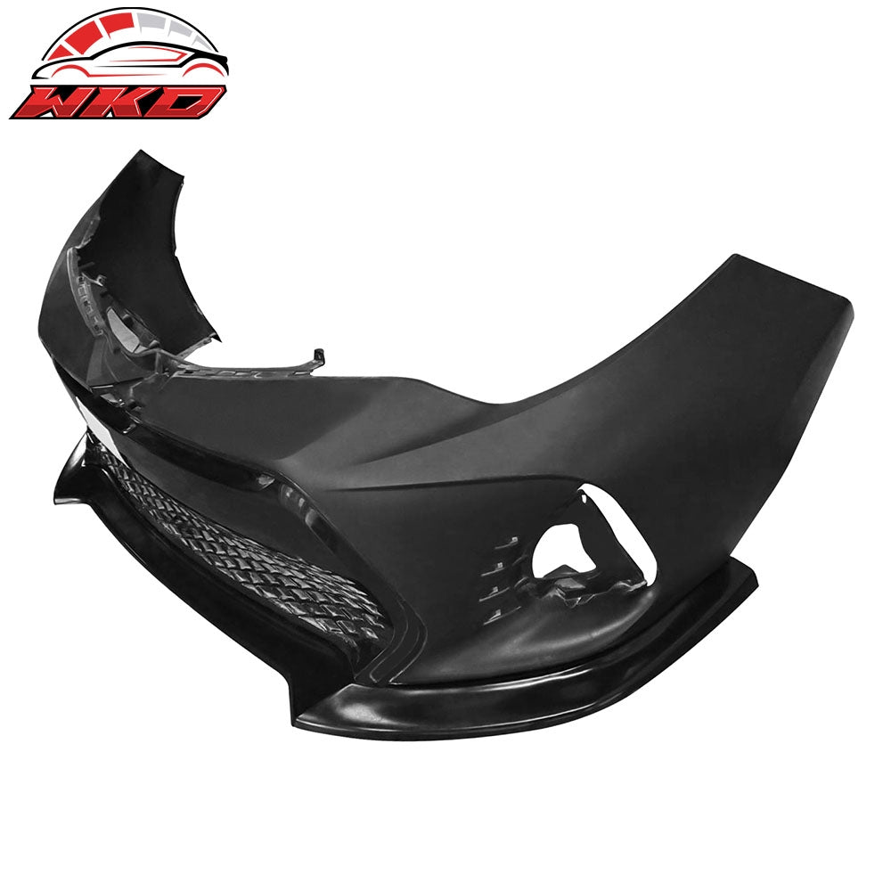 Fits 17-19 Toyota Corolla SE XSE Front Lip Air Dam Bumper Spoiler PU GT Style
