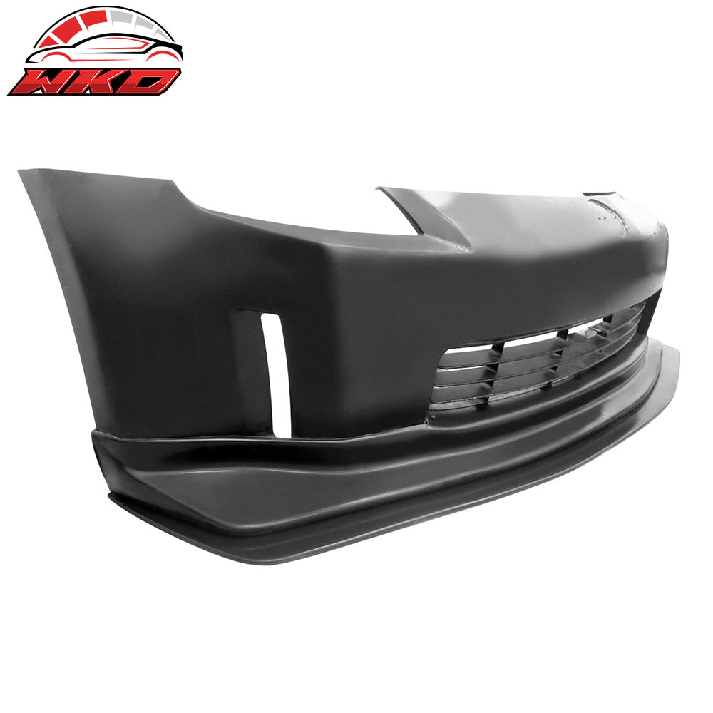 Fits 03-05 Nissan 350Z Z33 Front Bumper Bottom Lip Chin Splitter Unpainted PU