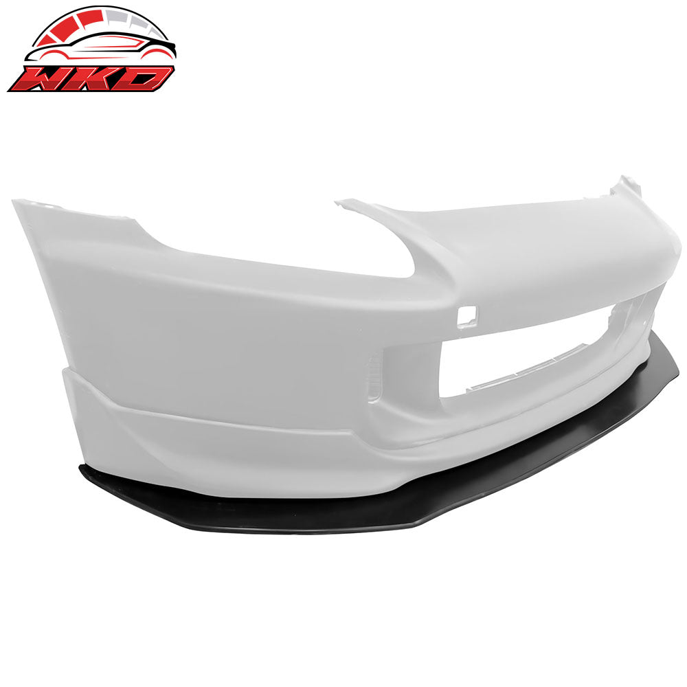 Fits 04-09 Honda S2000 AP2 PU Front Bumper Lip Under Guard Spoiler Unpainted