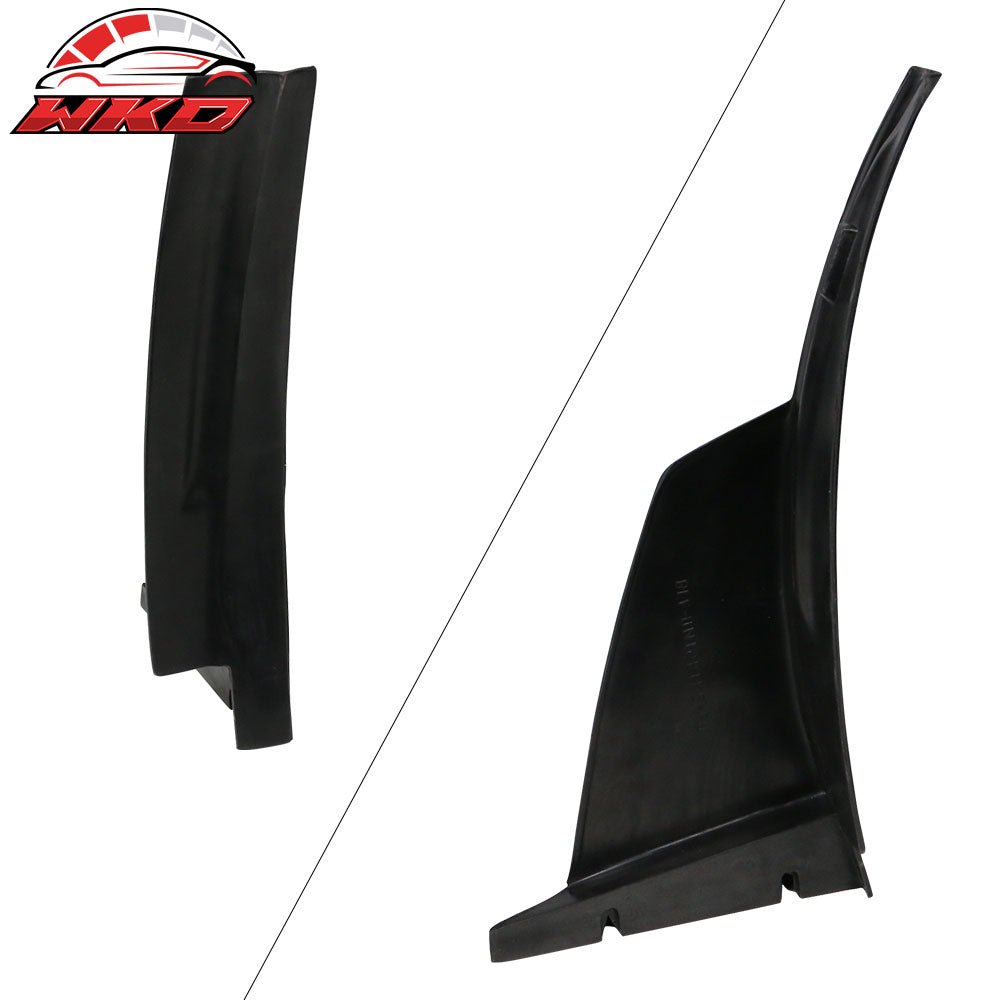 Universal IKON Style 2PCS Front Bumper Lip Splitter Corner Winglets Canard PU
