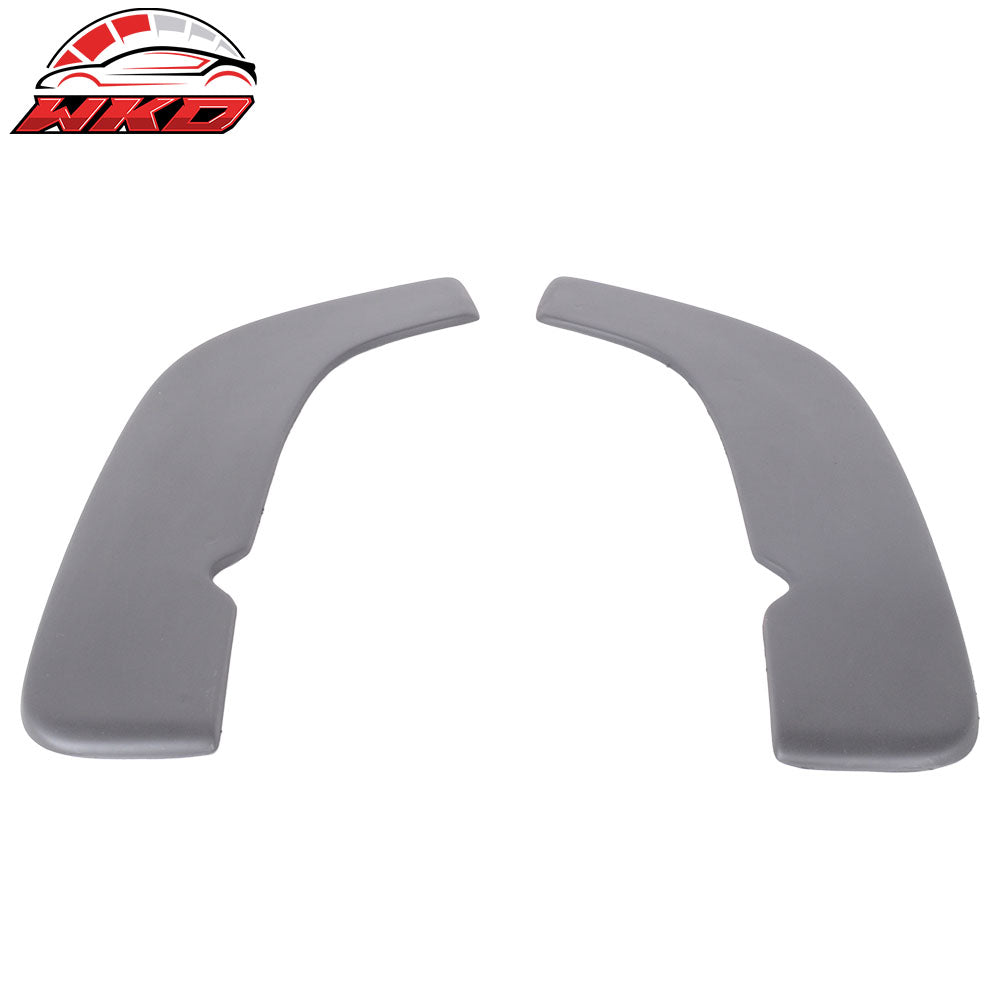 Universal Fits Type 3 Style Front Bumper Splitters Quick Lip PU 24x5 Inch 2PCS
