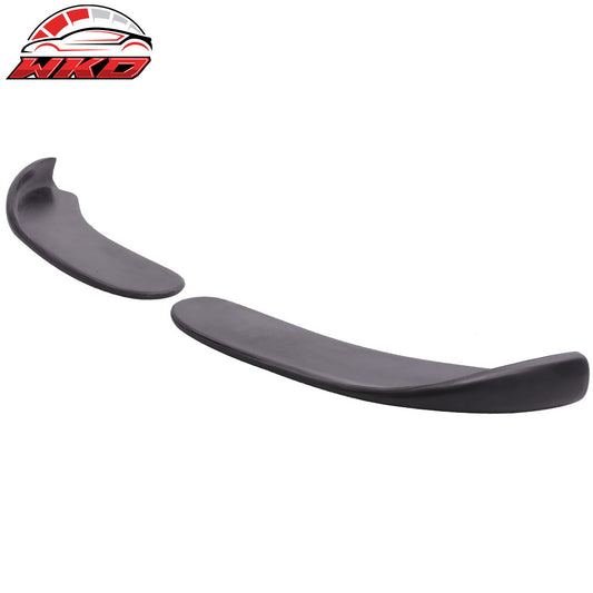 2PC Type 4 Quick Lip Universal Front Bumper Lip Chin Spoiler Splitter 18X6.5" PU | Wholesale
