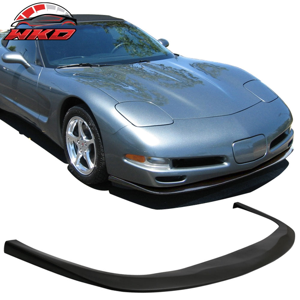 Fits 97-04 Chevrolet Corvette C5 IKON Aero Style Front Bumper Lip Spoiler Kit PU