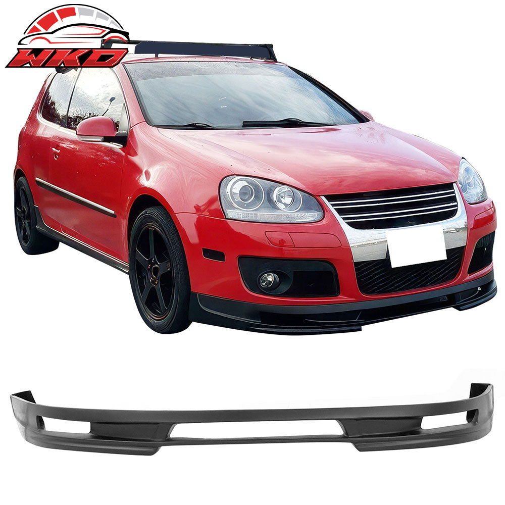 Fits 06-10 Volkswagen Golf GTI MK5 Type A PU Jetta Front Bumper Lip Spoiler