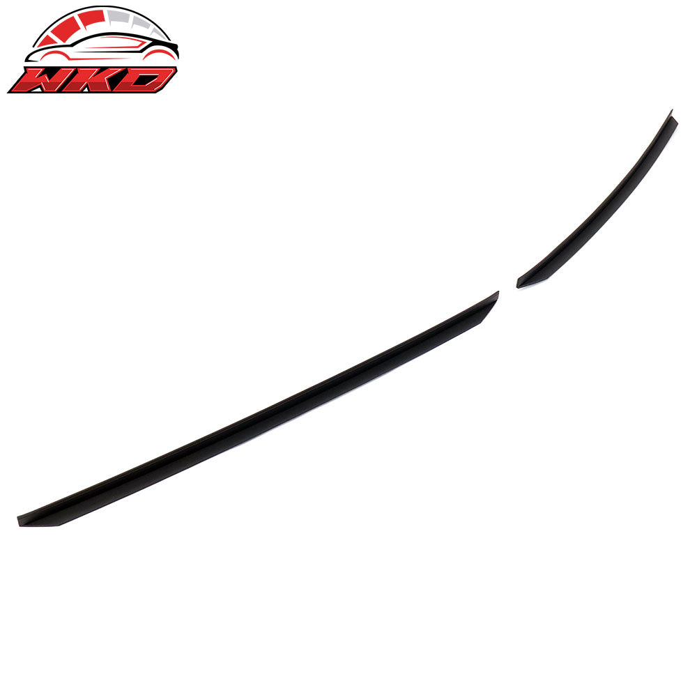 Fits 22-25 Subaru BRZ STI Style Front Bumper Lip Chin Protectors EPDM Unpainted
