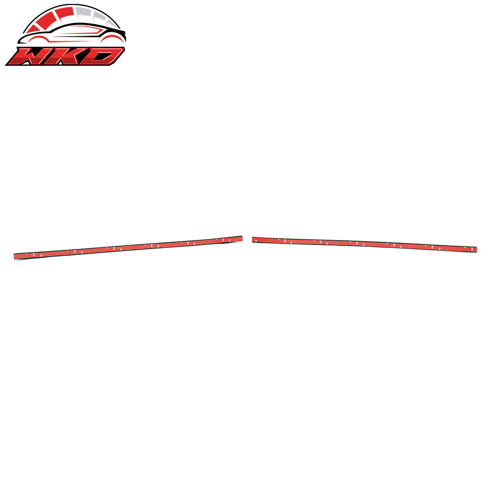 Fits 22-25 Subaru BRZ STI Style Front Bumper Lip Chin Protectors EPDM Unpainted