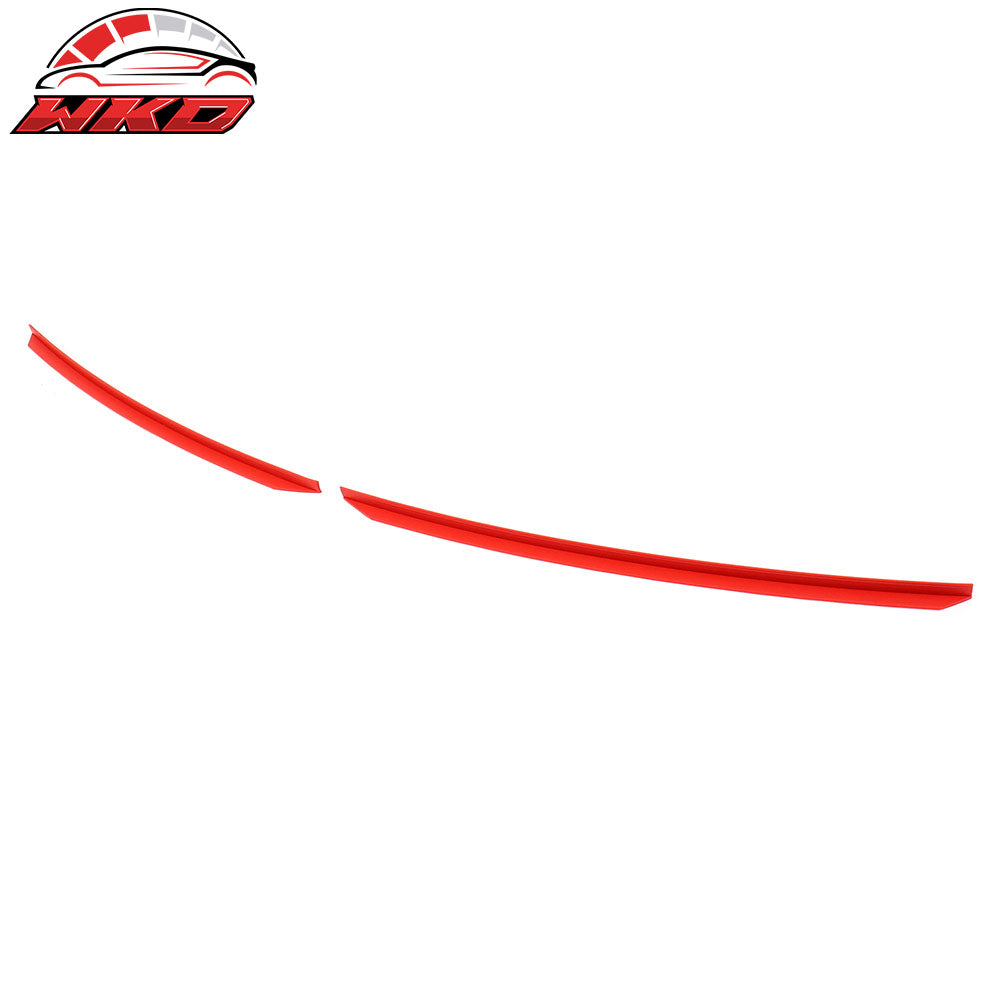 2022-25 Subaru BRZ STI Style Red Front Bumper Lip Splitter Protector EPDM 2PC | Wholesale