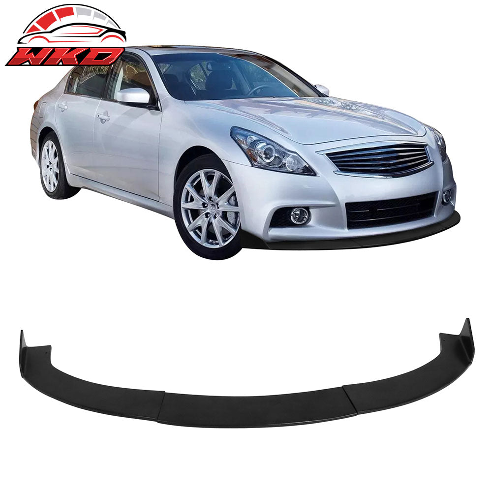 Fits 10-13 Infiniti G37 & 11-12 G25 Sedan IKON Front Bumper Lip Spoiler PU 3PCS