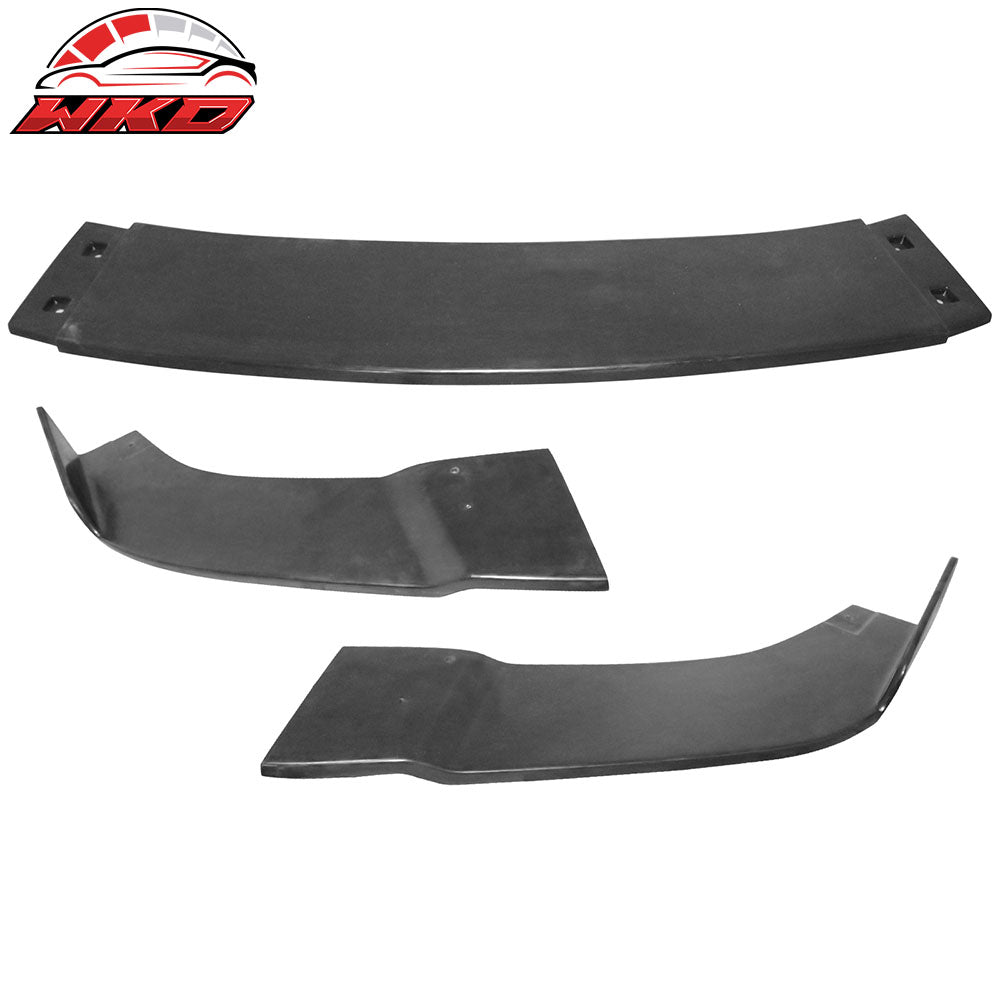 Fits 10-12 Lexus IS250 IS350 C IKON Style Front Bumper Lip Spoiler Chin PU 3PCS