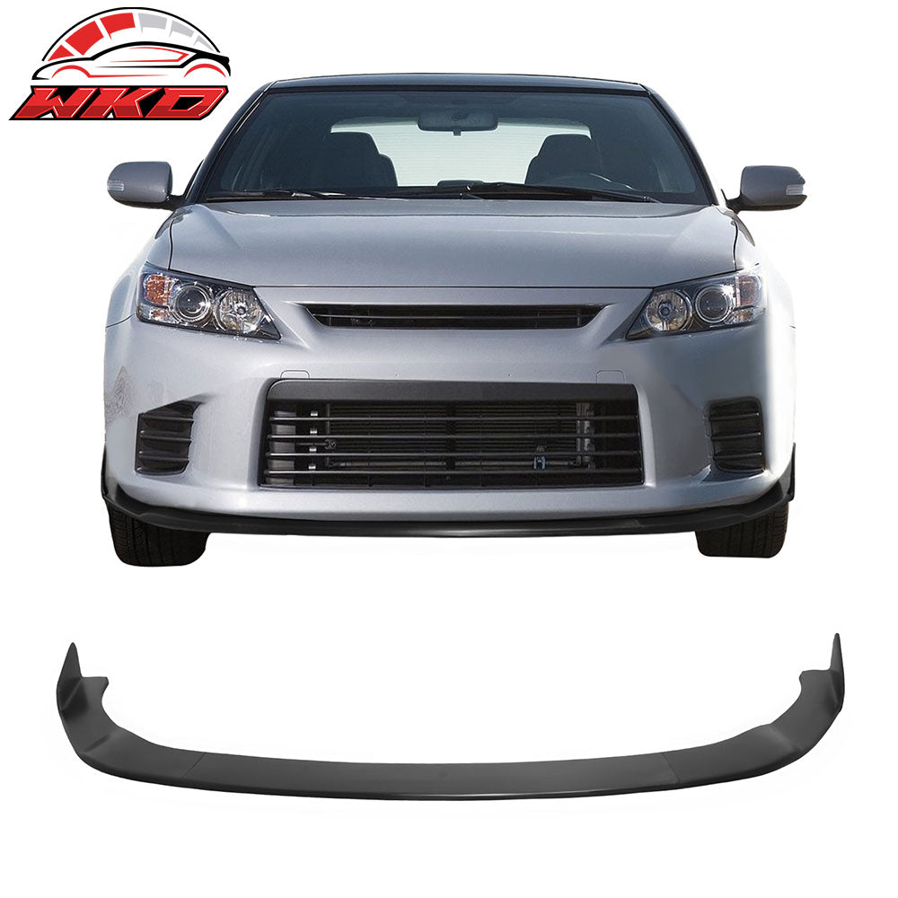Fits 11-13 Scion tC Front Bumper Lip Spoiler Chin Splitter Unpainted PU 3PC