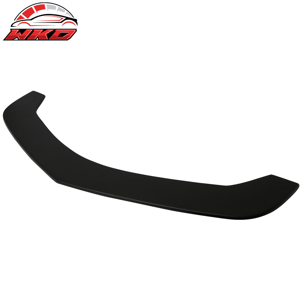 Universal Fitment Type 5 Front Bumper Lip Spoiler Splitter Unpainted Black PP