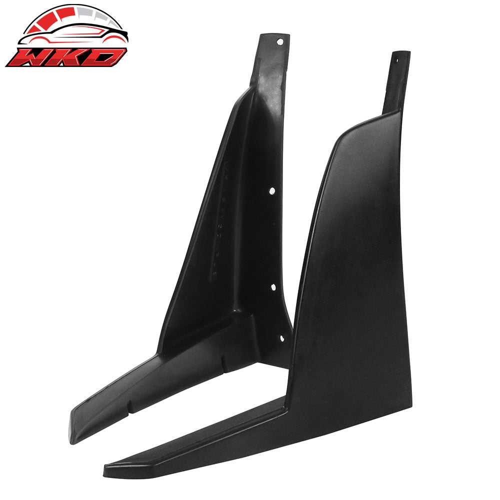 Wholesale Fit 11-14 Dodge Charger RA Style Front Bumper Lip Splitter Corner Winglet PU 2PC