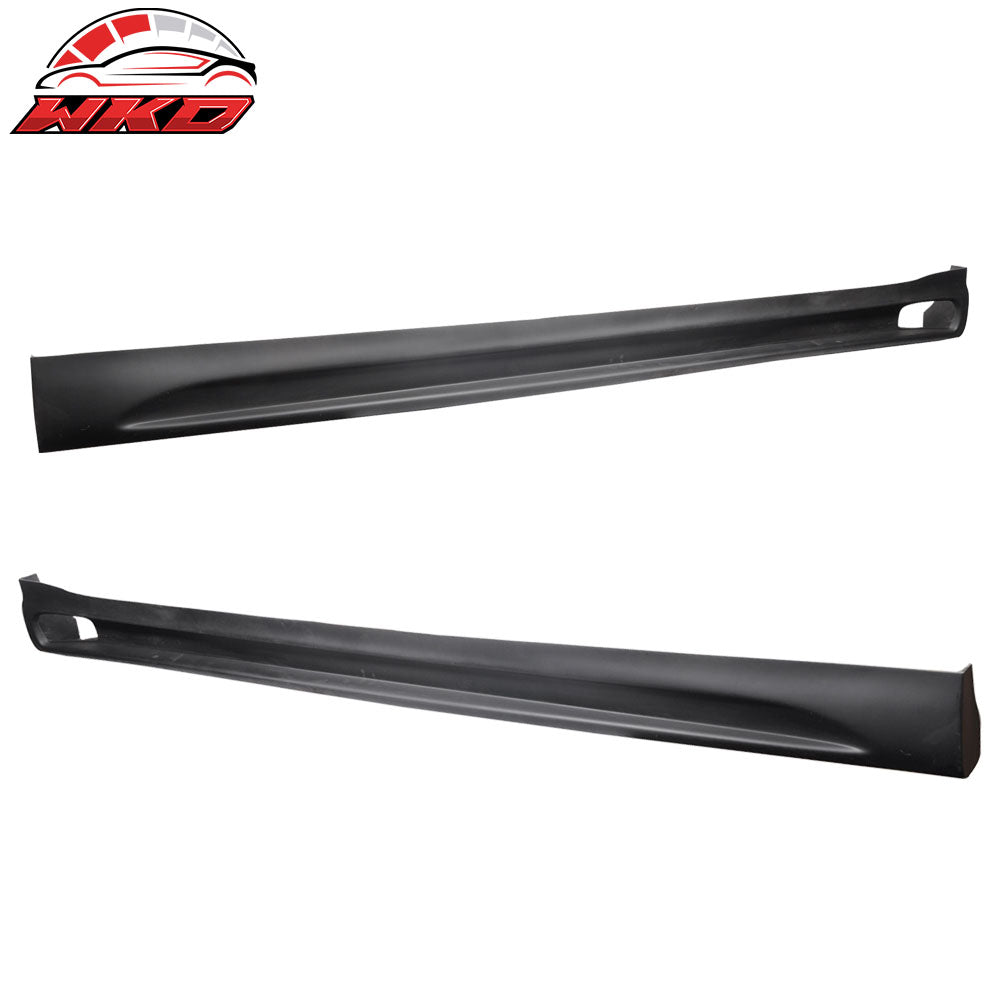 Fits 10-14 Volkswagen VW Golf RG Style Front Bumper Lip + 2PCS Side Skirts PU