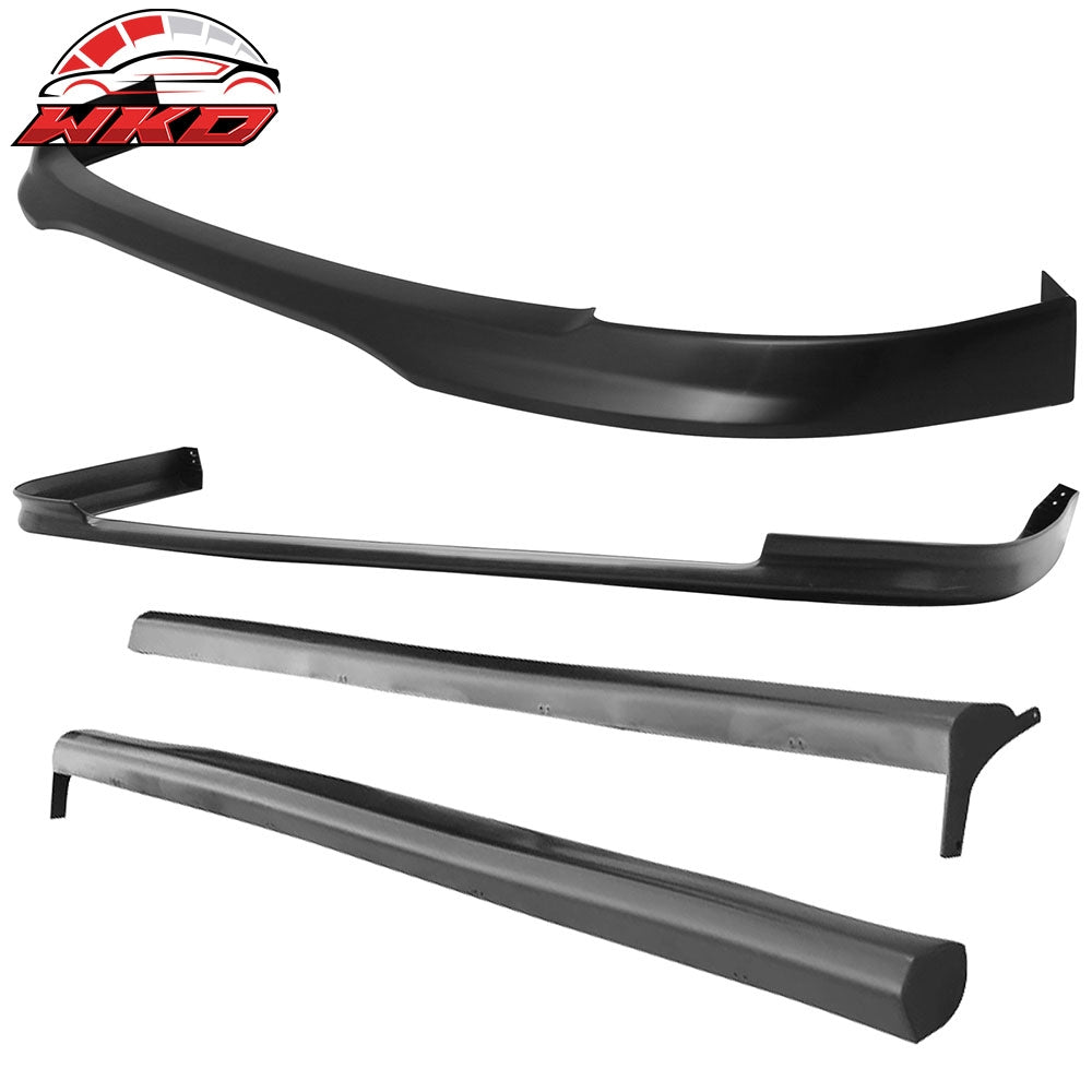 Wholesale Fit 01-03 Honda Civic TR Style PP Front + Rear Bumper Lip + RS Style Side Skirts