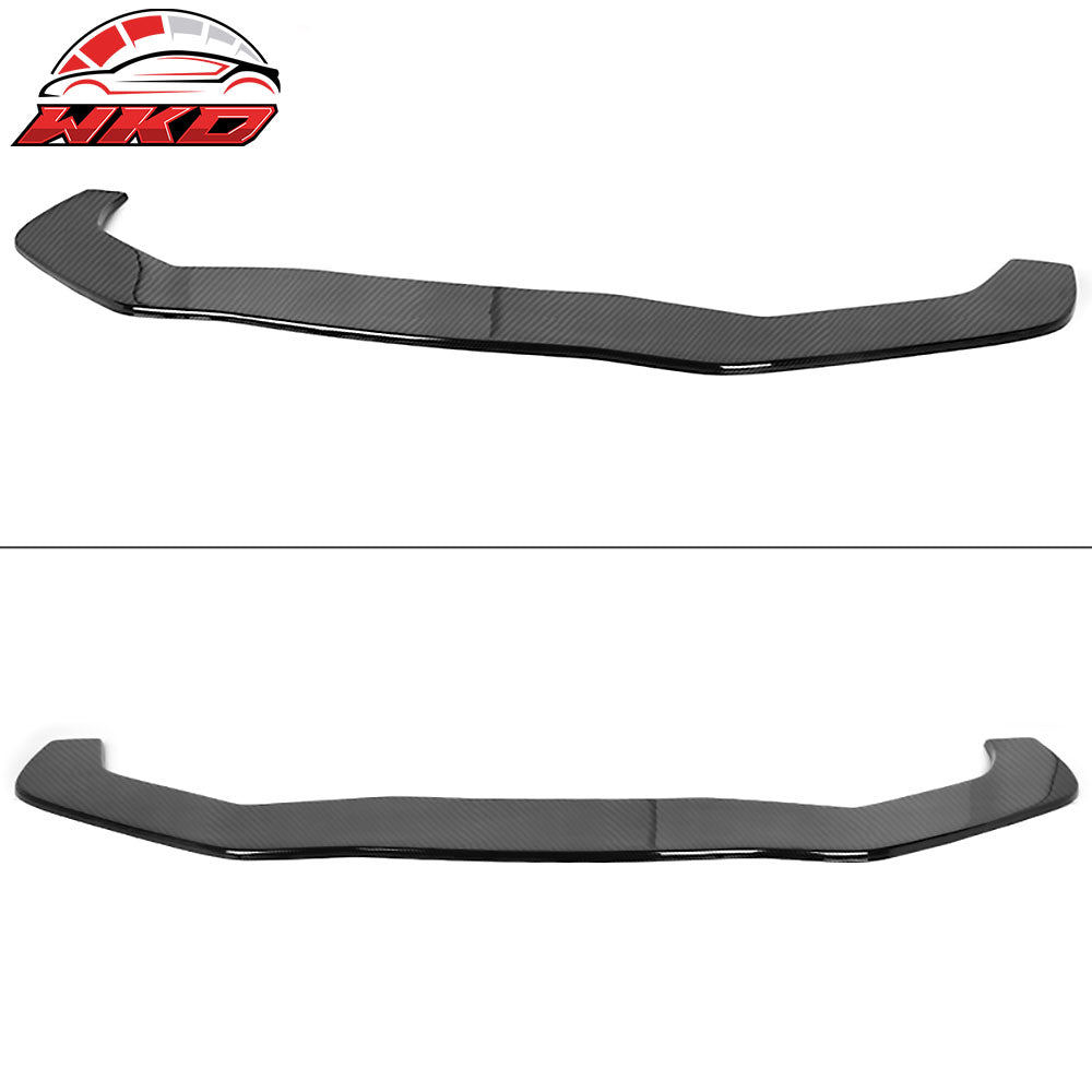 Fits 13-20 Scion FR-S Toyota 86 Front Bumper Lip + Strut Rod Carbon Fiber Print