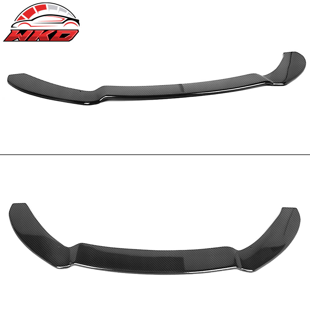 Fits 13-14 Ford Focus ST Front Bumper Splitter Lip & Hardware Carbon Fiber Print