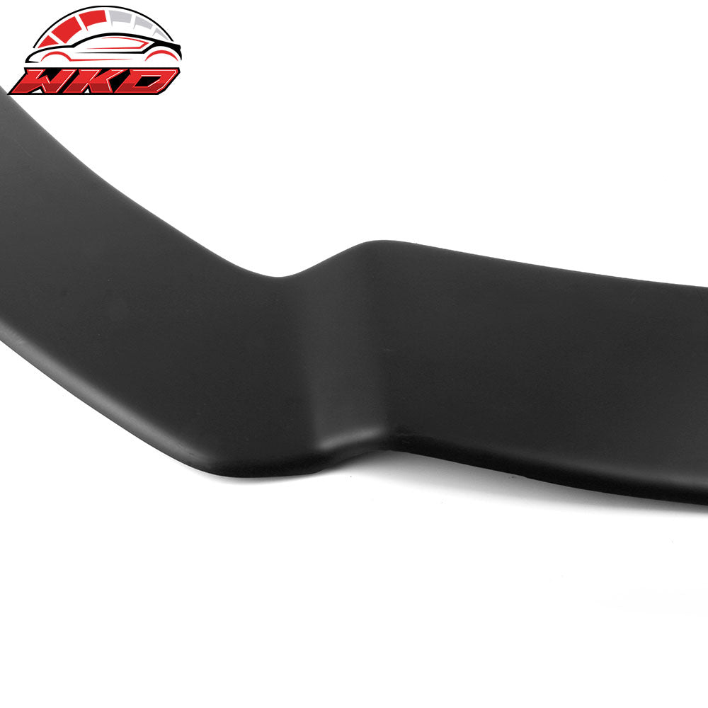 Fits 13-14 Ford Focus Front BumPer Lip Matte Black PP & Rods Carbon Fiber - CF