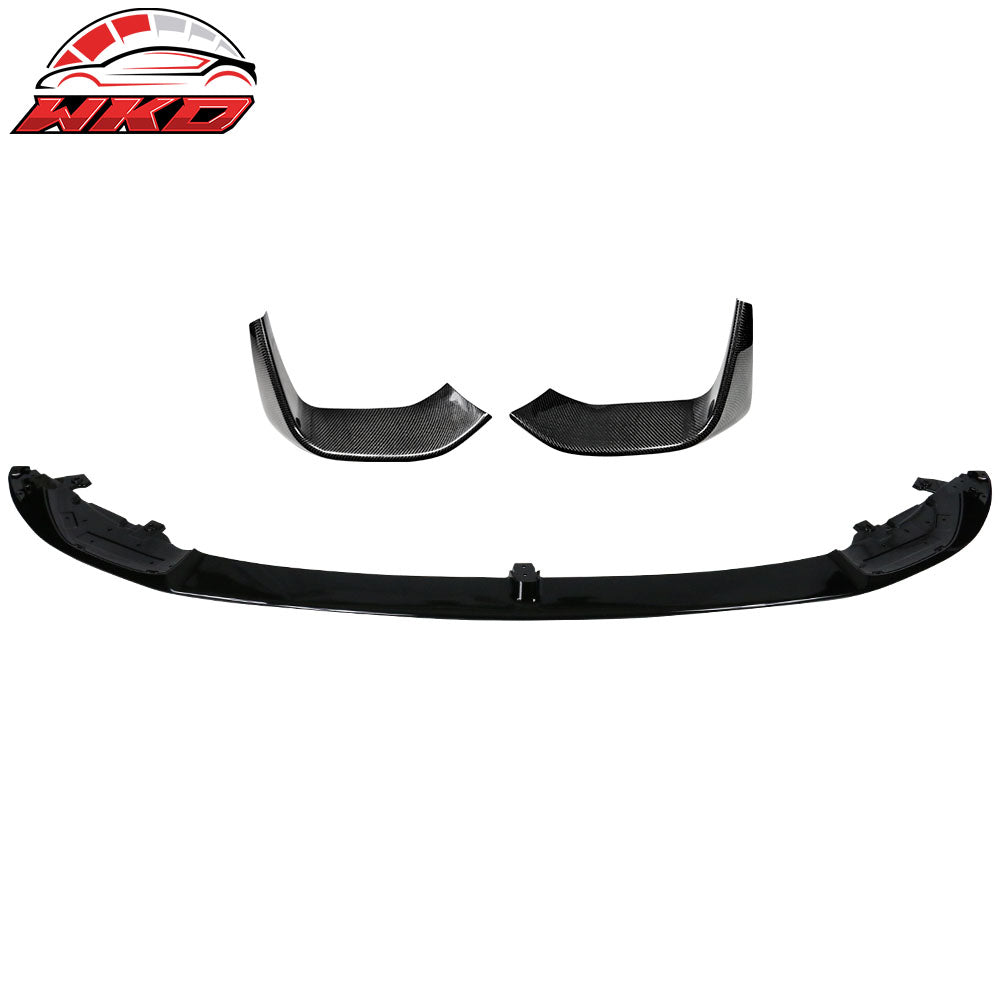 2015-20 BMW F80 M3 F82 M4 Front Bumper Lip PP & Carbon Fiber Front Splitters | Wholesale