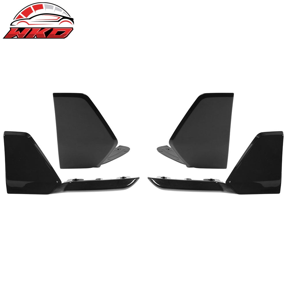 Fit 19-23 BMW G05 X5 M Sport 4PC Front Splitter + Rear Bumper Aprons Gloss Black | Wholesale