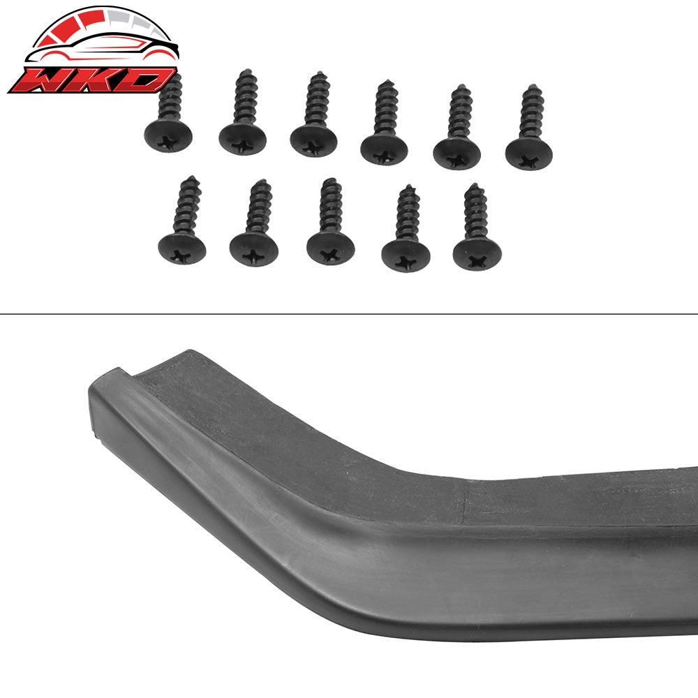 13-16 Subaru BRZ Front Bumper Lip + Front Splitter Winglet CS Style PU | Wholesale - Wikond Auto
