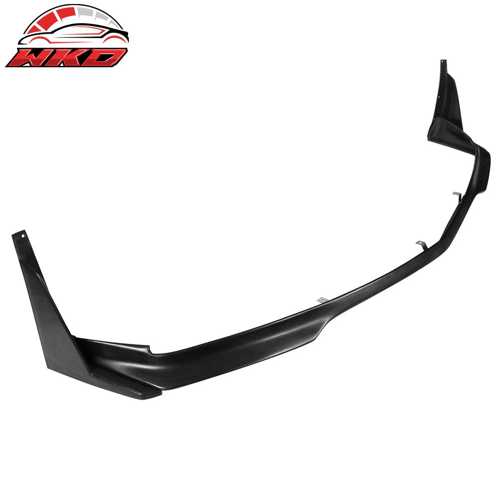Fits 11-14 Dodge Charger RA Style Front Bumper Lip Splitters + Winglets PU