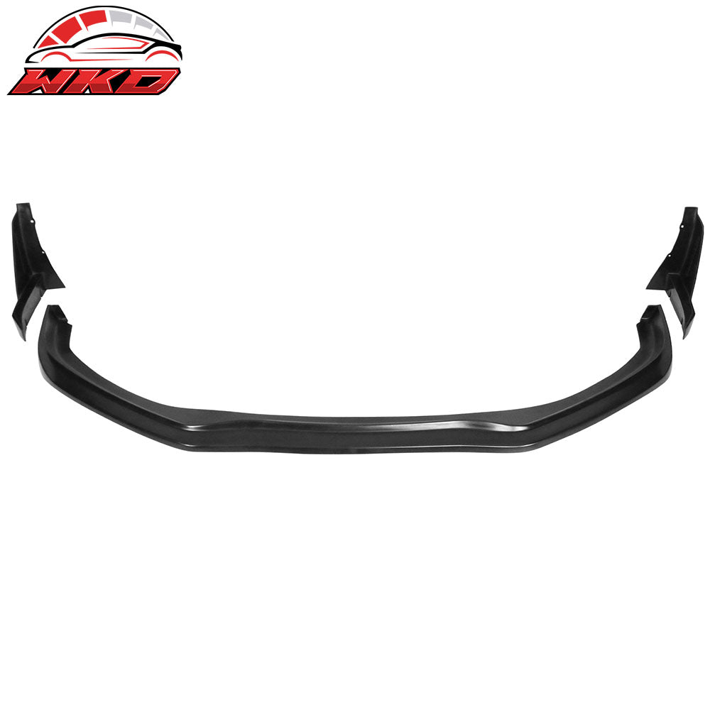 Fits 17-20 Toyota 86 Front Bumper Lip + 2PCS Front Splitter Winglets CS Style PU