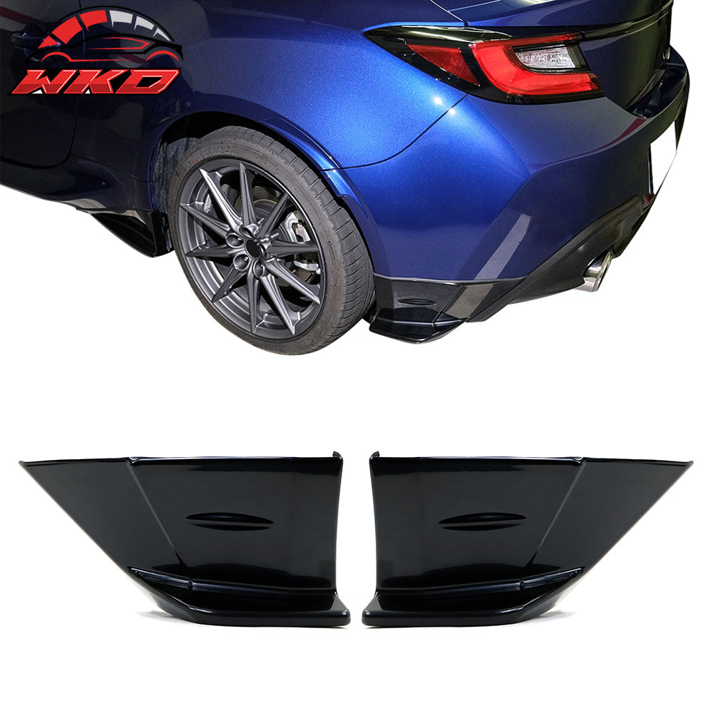 Fit 22-25 Subaru BRZ Coupe STI Style Front Bumper Lip + Rear Apron + Side Strake