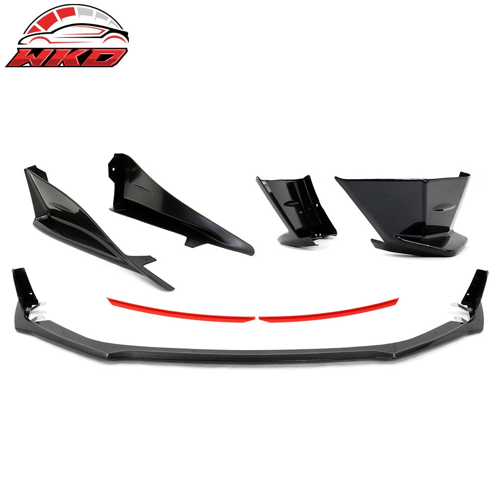 For 22-26 Subaru BRZ Coupe 2-Door STI Red Front Lip Cover Rear Apron Side Strake | Wholesale