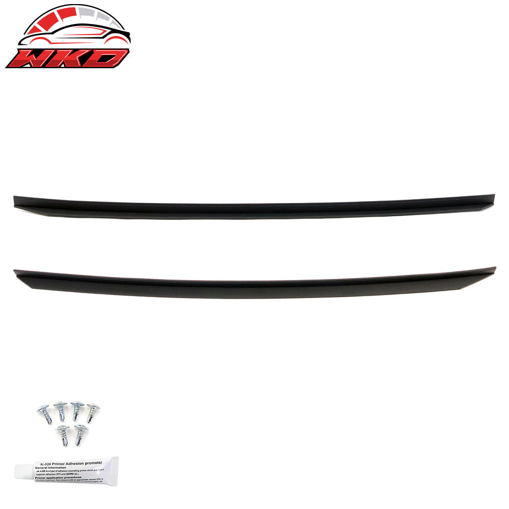Fits 22-25 Subaru BRZ Coupe STI Style Front Bumper Lip + 2PCS EPDM Lip Protector