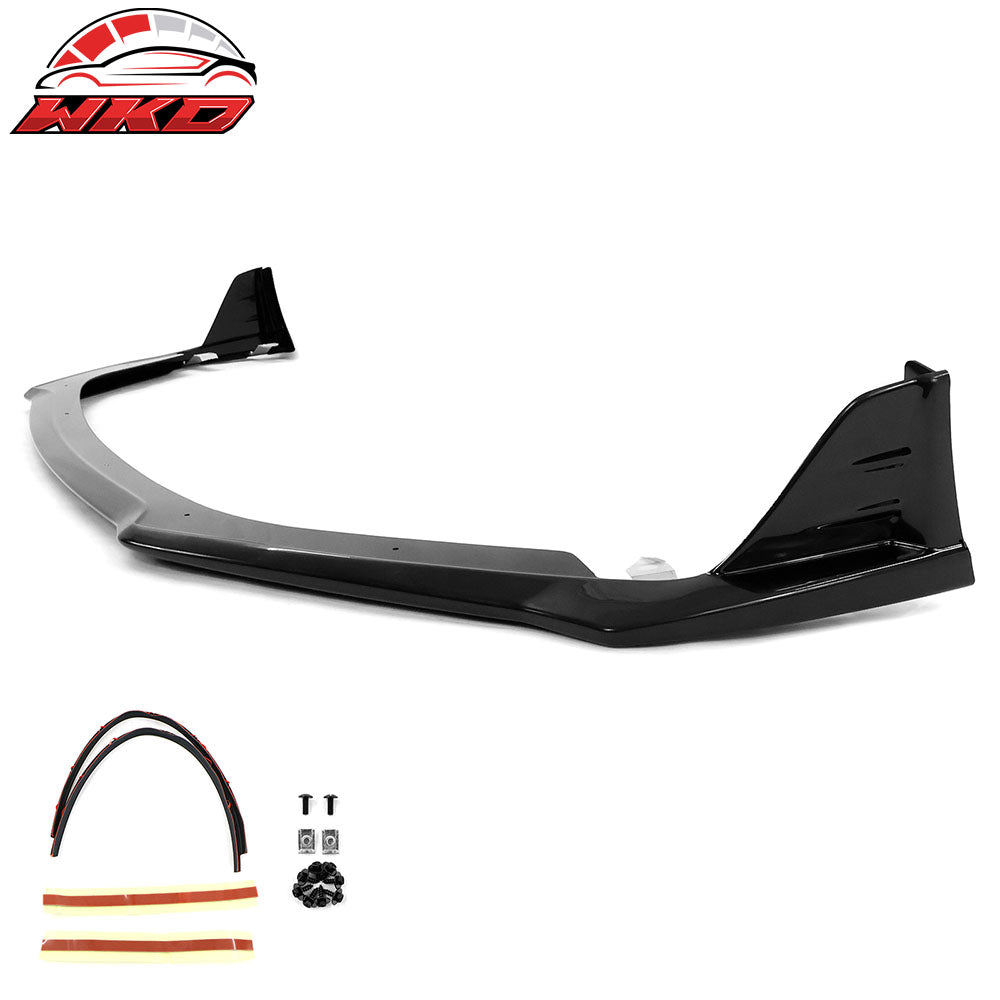 Fits 22-25 Subaru BRZ Coupe 2-Door STI Front Bumper Lip + EPDM Red Lip Protector