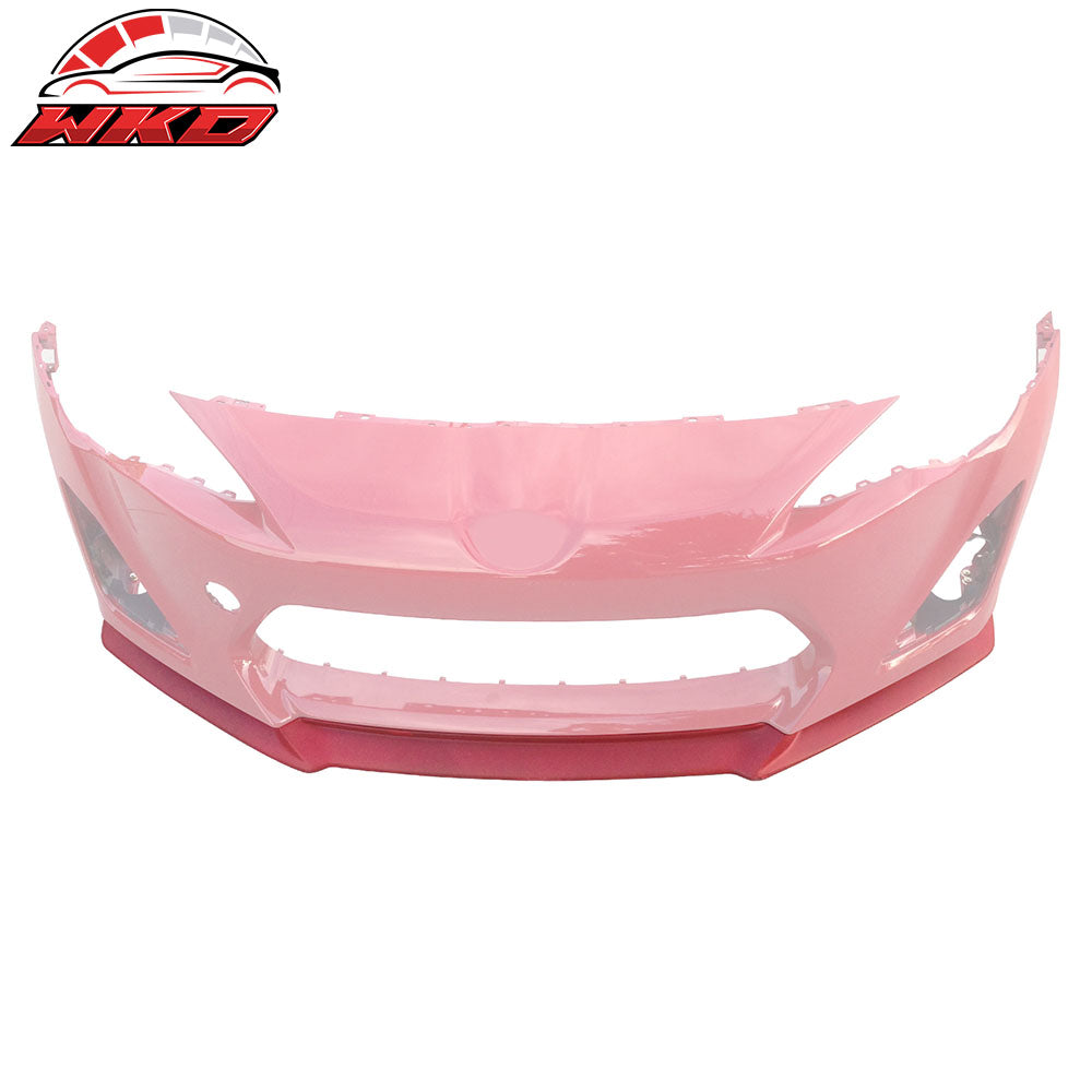 Fits 13-16 Scion FR-S CS Style Corner Aprons + GT Style Front Bumper Lip - PU