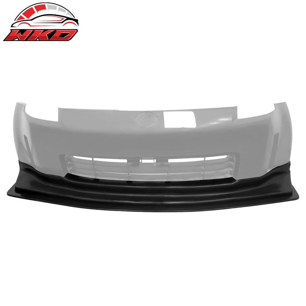 Fits 03-05 Nissan 350Z N1 Style PU Front Bumper Lip Spoiler + Matching Splitter