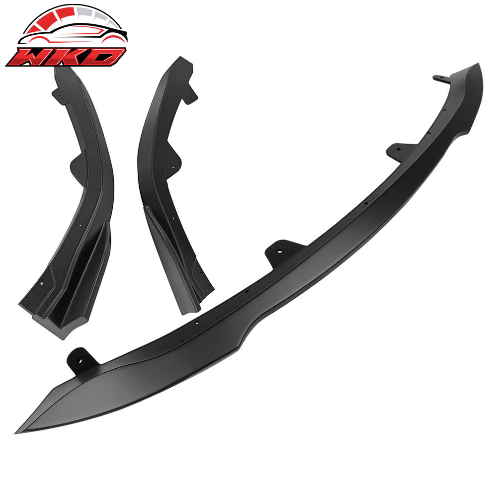 Fits 19-21 Toyota Corolla Auris E210 Hatchback 3PCS Front Bumper Lip Matte Black