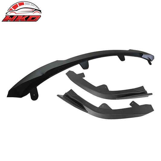 2022-26 Toyota Corolla Auris E210 Hatchback 3PCS Front Bumper Lip Matte Black | Wholesale - Wikond Auto