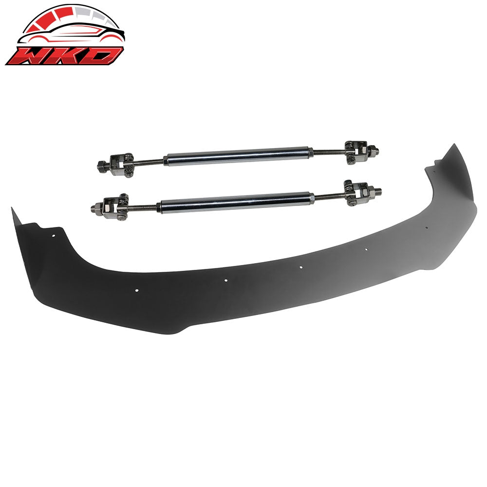Wholesale 17-21 Honda Civic Hatchback AF Style Front Bumper Lip + Gunmetal Strut Rods