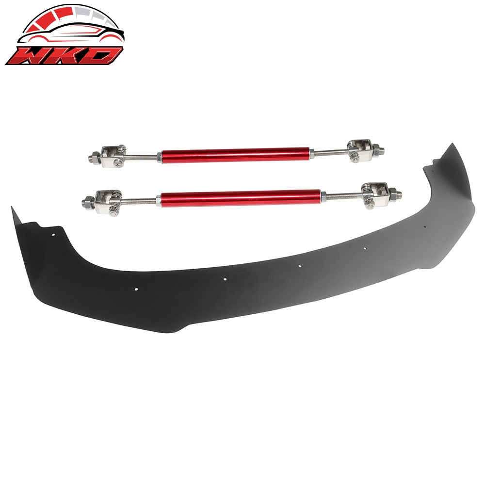 Wholesale 17-21 Honda Civic Hatchback Si AF Style Front Bumper Lip + Red Strut Rods