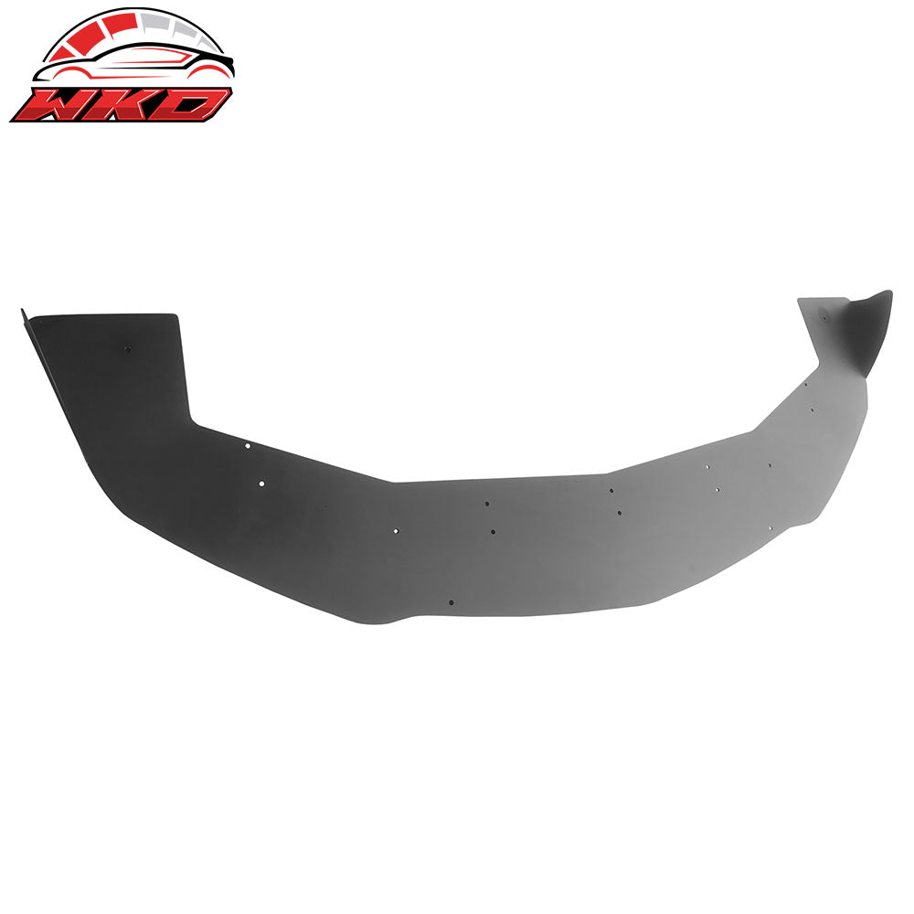 Fits 13-20 Nissan 370Z Amuse Style Front Bumper Lip Splitter Gunmetal Strut Rods