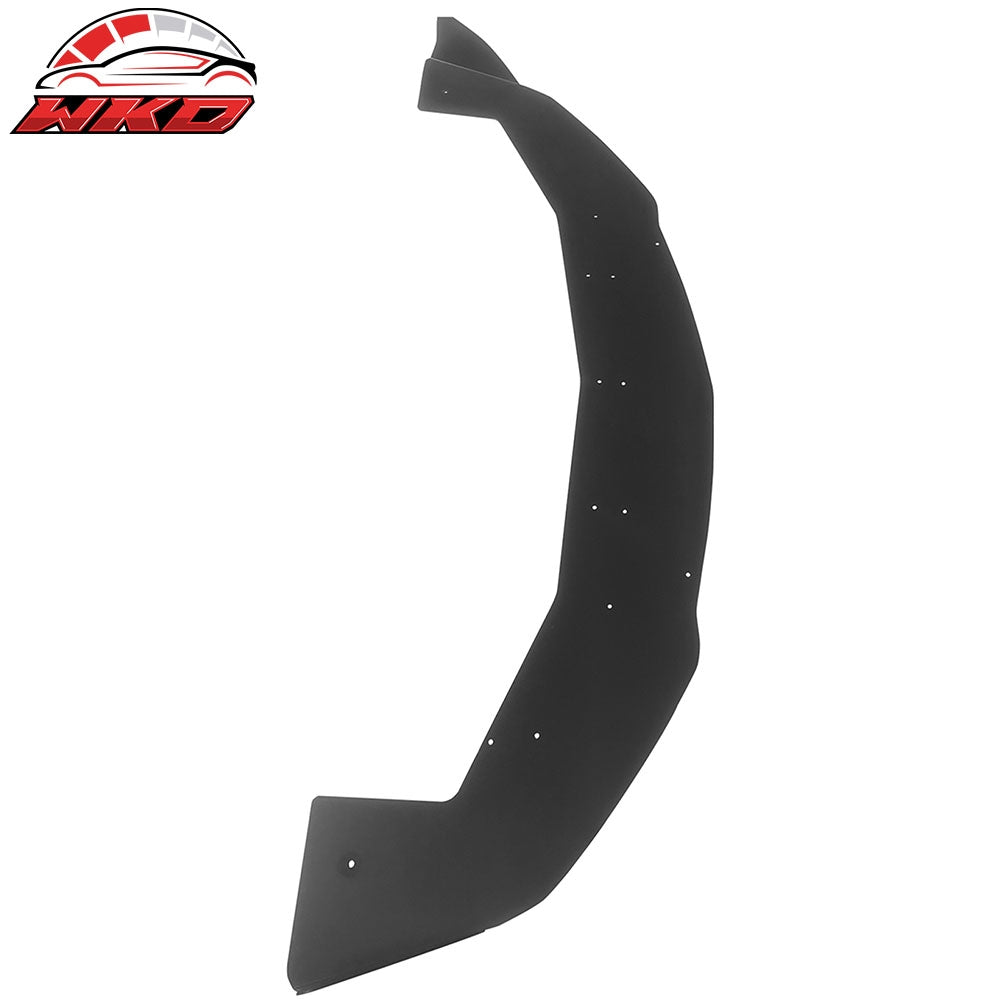 Fits 13-20 Nissan 370Z Amuse Style Front Bumper Lip Splitter Gunmetal Strut Rods