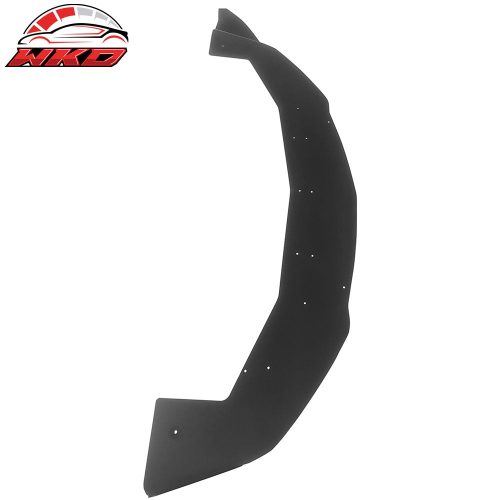 Fits 13-20 Nissan 370Z Amuse Style Front Bumper Lip Splitter Gunmetal Strut Rods